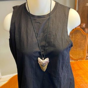 Big Megalodon Tooth Necklace
